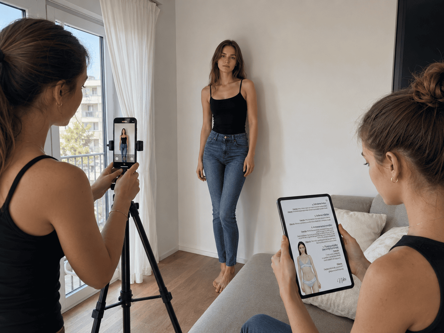 Shooting Nika - prezență profesionistă în fața camerei